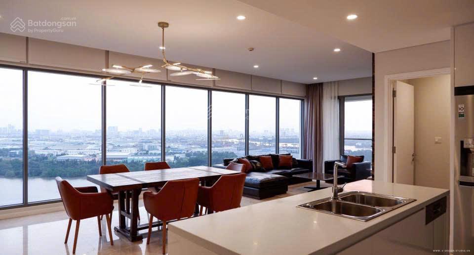 Hai căn 3 và 4 phòng ngủ diện tích lớn view vòng cung trực diện sông quận 1 đẹp nhất đảo kim cương
