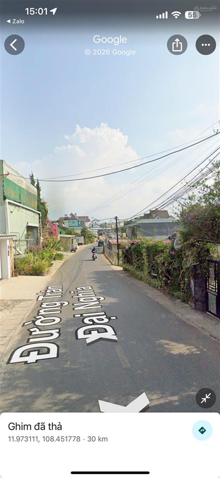 Đất ngay trung tâm đà lạt sẵn thổ cư