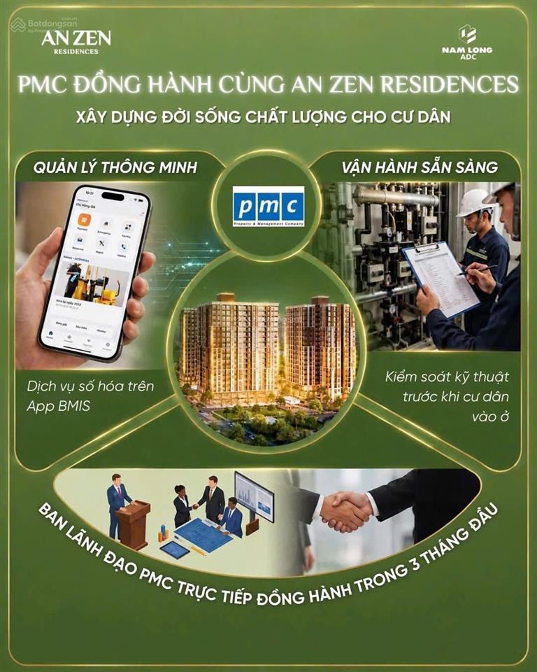 Thanh toán 210 triệu ký hđmb căn hộ 62m2 tại anzen residences  an đồng