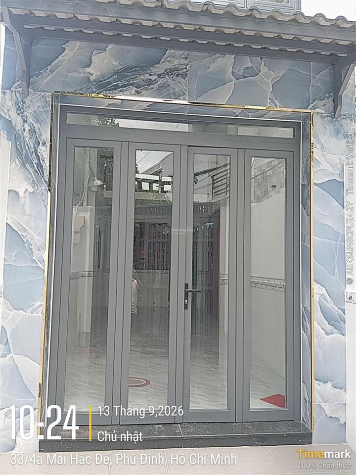 Cần vốn kinh doanh bán nhà mới xây hẻm xe 3 gác thông thoáng cách chợ 15m