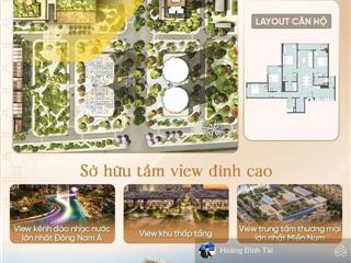 Căn 4pn view trực diện tttm và kênh đào nhạc nước masteri grand view hàng cđt duy nhất