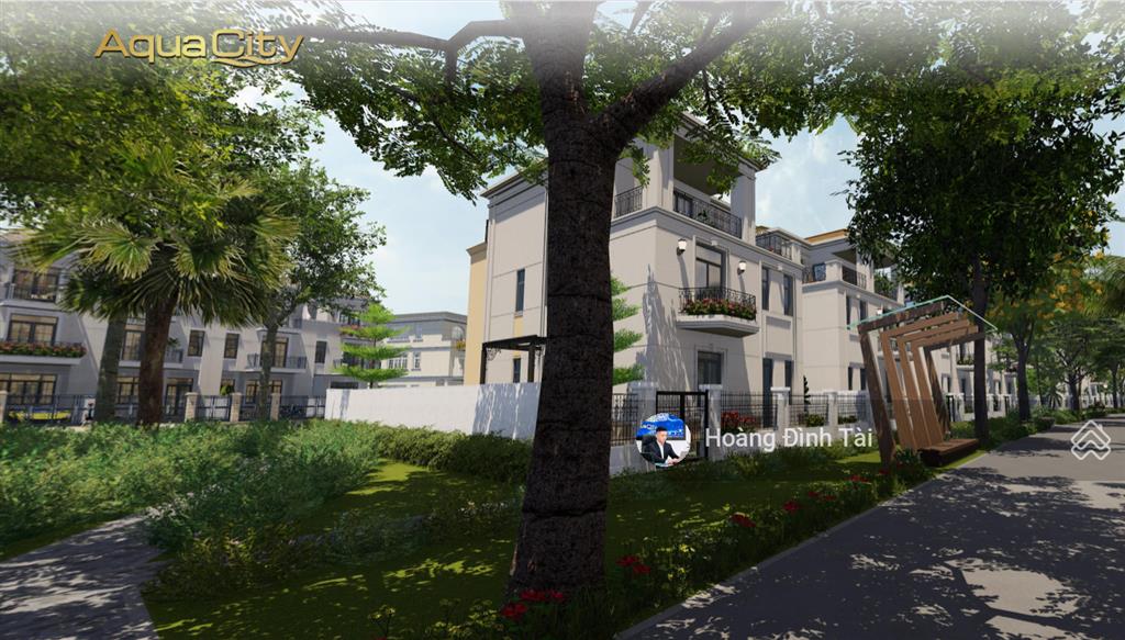 Căn biệt thự đơn lập aqua city căn góc view trực diện sông, đường rộng 19m giá chỉ 23 tỷ all in