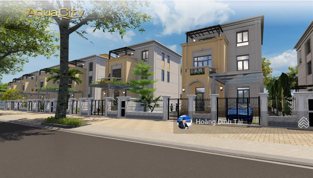 Căn biệt thự đơn lập aqua city căn góc view trực diện sông, đường rộng 19m giá chỉ 23 tỷ all in