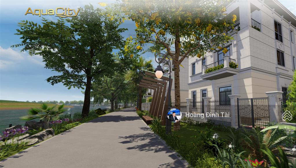 Căn biệt thự đơn lập aqua city căn góc view trực diện sông, đường rộng 19m giá chỉ 23 tỷ all in