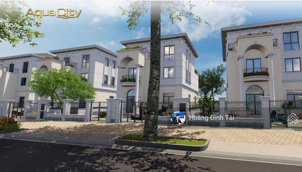 Căn biệt thự đơn lập aqua city căn góc view trực diện sông, đường rộng 19m giá chỉ 23 tỷ all in