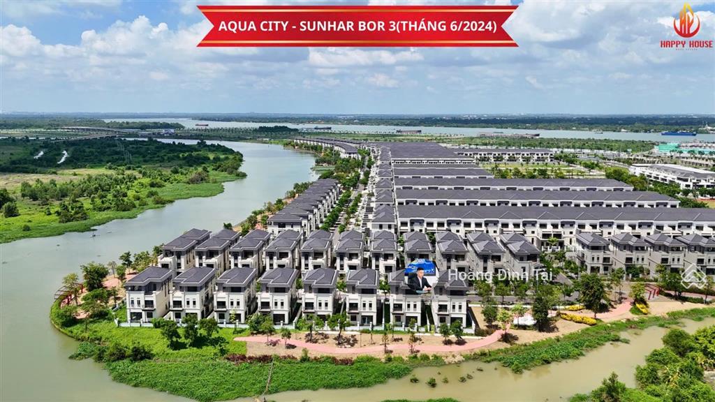 Bán biệt thự đơn lập view trực diện sông lớn aqua city, 375m2, giá 23.5 tỷ (quá rẻ)