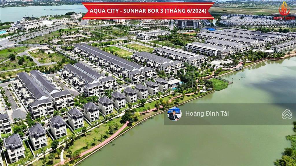 Bán biệt thự đơn lập view trực diện sông lớn aqua city, 375m2, giá 23.5 tỷ (quá rẻ)