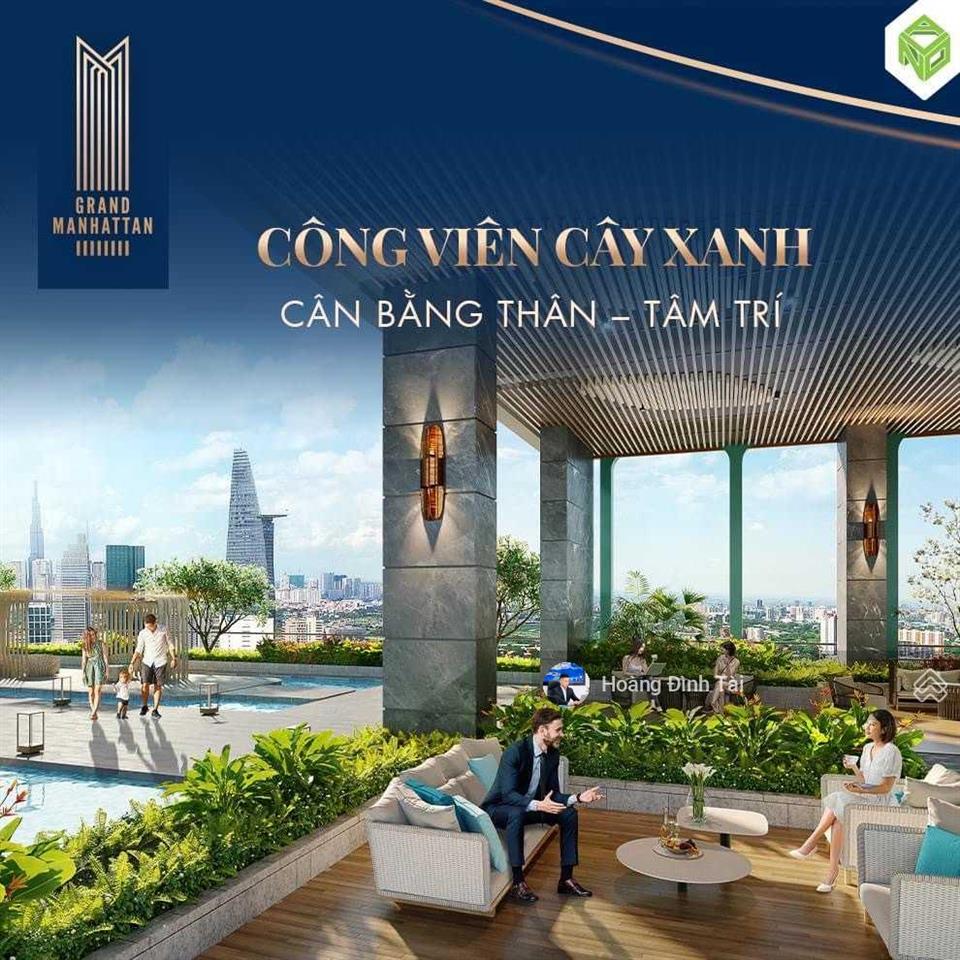 Hàng hiếm grand manhattan 75m2  2pn giá chỉ 12,4 tỷ all in, nhận nhà 12/2026