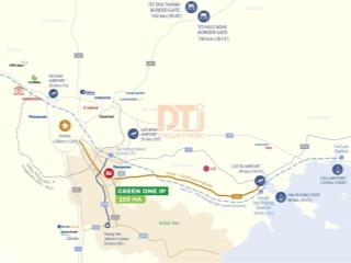 Cho thuê đất kcn 1 green one lý thường kiệt, hưng yên