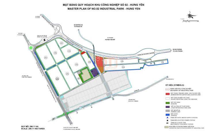 Cho thuê đất kcn số 2 hòa phát, hưng yên