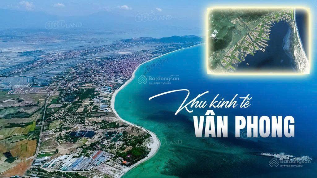 Bán lô đất mặt biển bắc vân phong mặt tiền đường ven biển 30m. sổ đỏ lâu dài được xây 7 tầng