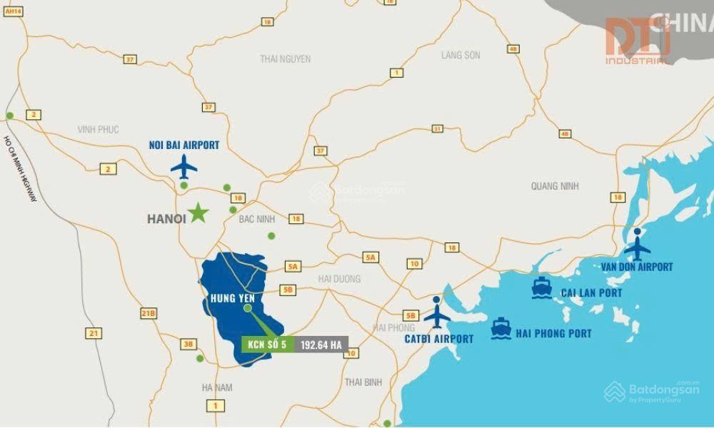 Cho thuê đất kcn số 5 yên mỹ, hưng yên giải pháp mặt bằng sản xuất cho chuỗi cung ứng miền bắc