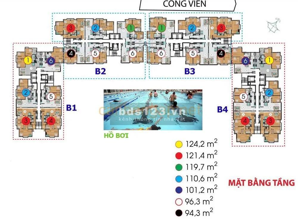Bán căn hộ 2pn, 96m2, tầng cao thoáng view hồ bơi, cạnh bên đô thị phú mỹ hưng q7, crescent mall..