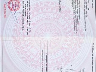 Cần bán đất mt đường mỹ xuân tóc tiên dt 1545m2 có thổ cư giá 4ty8  0908 156 *** chính chủ