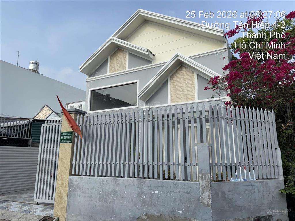 Bán nhà tân hiệp 4, hóc môn hẻm xe hơi 10m  179m2  ngang 9m  7,2 tỷ