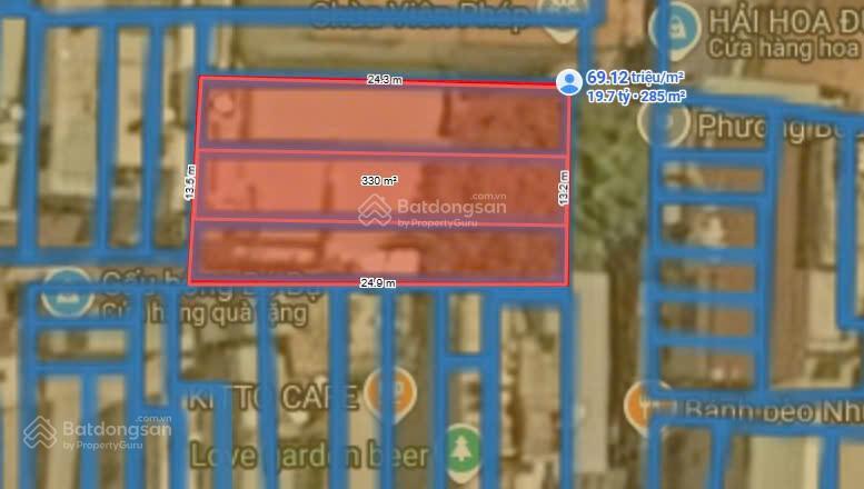 Bán đất 285m2 đường số 9 gò vấp ngang 13m thu nhập 40 triệu/tháng 28.5tỷ