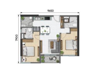 Cần bán căn góc 2pn2wc daqua mặt tiền bến bình đông quận 8