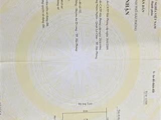 Lô đất 140m2 khổ biệt thự tại bãi huyện vân tra  an đồng  an dương