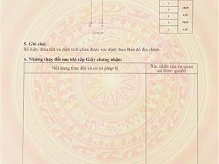 Bán lô đất 81m2 tuyến 2 tđc hộ phụ xi măng bạch mai đồng thái an dương