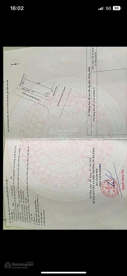 Lô góc 2 mặt đường khu d3 sơn trà 157,1m2 giá 25 tỷ