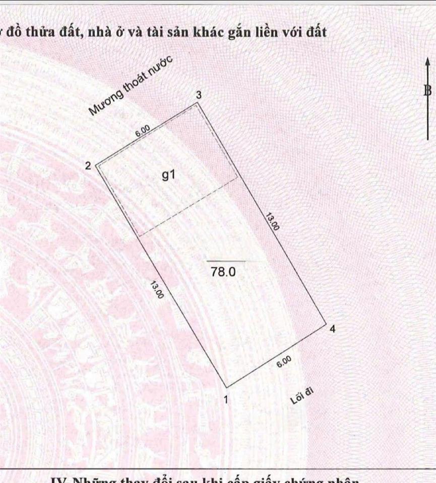 Chủ cần bán gấp, giá mới 13,8 tỷ (giảm 3 tỷ). diện tích 78m mặt tiền 6,1m, sổ thửa đất vuông a4