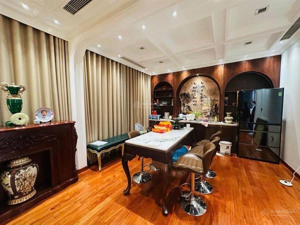 Hạ 7tỷ bán biệt thự lô góc trần kim xuyến, kđt mới yên hòa dt264m,5 tầng + hầm, mt 18m, giá 158 tỷ