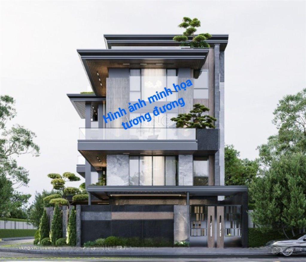 Hạ 7tỷ bán biệt thự lô góc trần kim xuyến, kđt mới yên hòa dt264m,5 tầng + hầm, mt 18m, giá 158 tỷ
