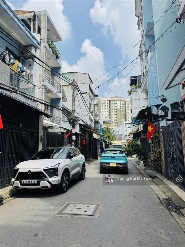 Đường nhựa 8m  nhà 4 tầng  hương lộ 2  bình tân  bề ngang 4.5m  sẵn hđ thuê chỉ hơn 6 tỷ