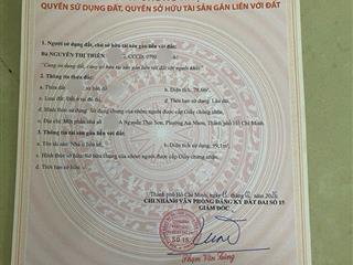 Nhà bán 5.6m x 14m dtcn 78m2  nguyễn thái sơn  p.5  gò vấp  cách mặt tiền 50m