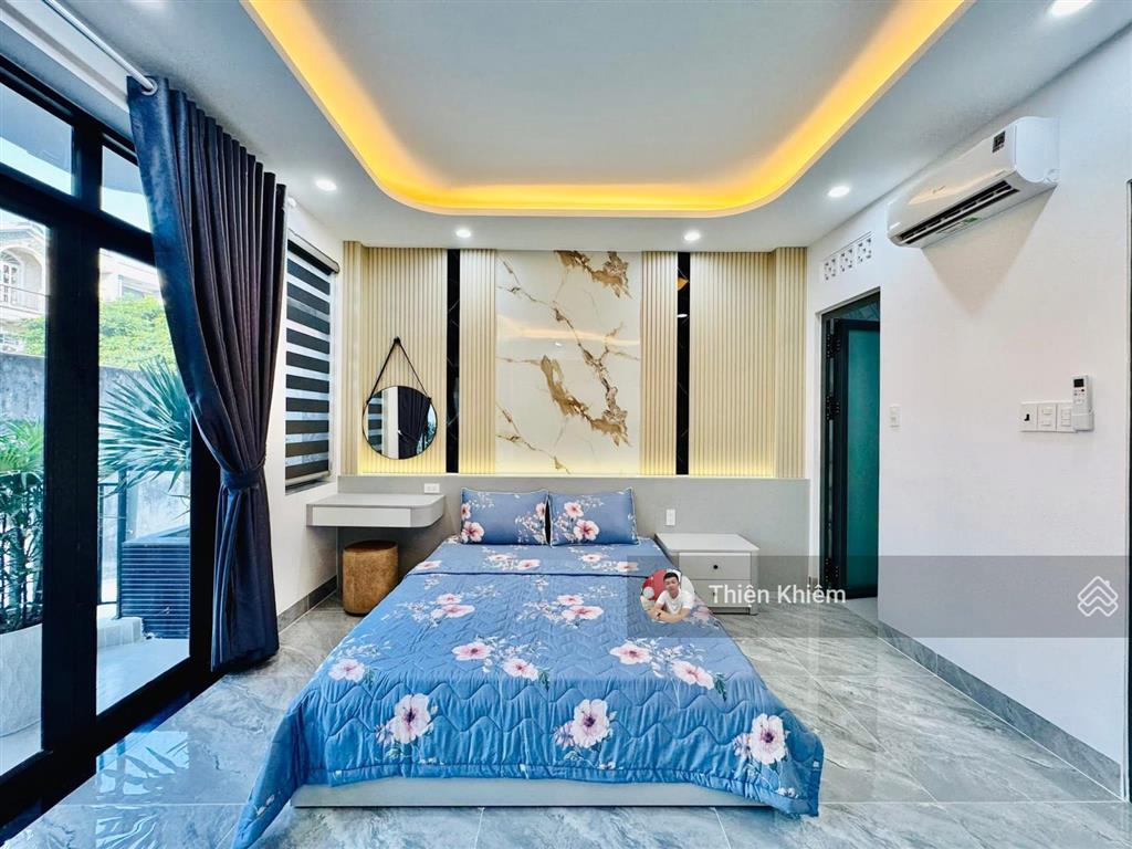 Nhà bán 4.85m x 15m đường 5m thống nhất  p. 11  gò vấp  4 tầng xây mới