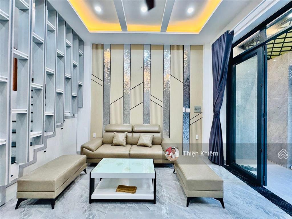 Nhà bán 4.85m x 15m đường 5m thống nhất  p. 11  gò vấp  4 tầng xây mới