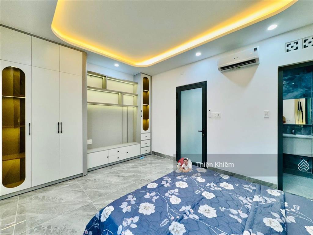 Nhà bán 4.85m x 15m đường 5m thống nhất  p. 11  gò vấp  4 tầng xây mới