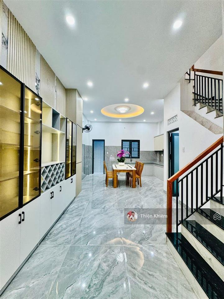 Nhà bán 4.85m x 15m đường 5m thống nhất  p. 11  gò vấp  4 tầng xây mới