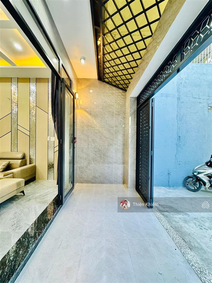 Nhà bán 4.85m x 15m đường 5m thống nhất  p. 11  gò vấp  4 tầng xây mới