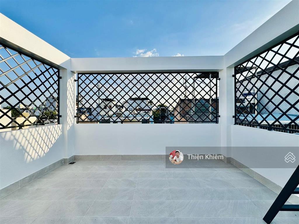 Nhà bán 4.85m x 15m đường 5m thống nhất  p. 11  gò vấp  4 tầng xây mới