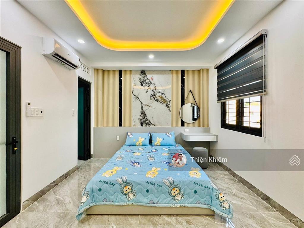 Nhà bán 4.85m x 15m đường 5m thống nhất  p. 11  gò vấp  4 tầng xây mới