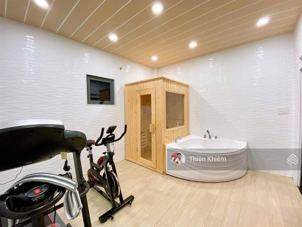Nhà bán có thang máy đường 8m oto thông lê đức thọ  p. 6  gò vấp  4,1m x 16m  6 lầu mới