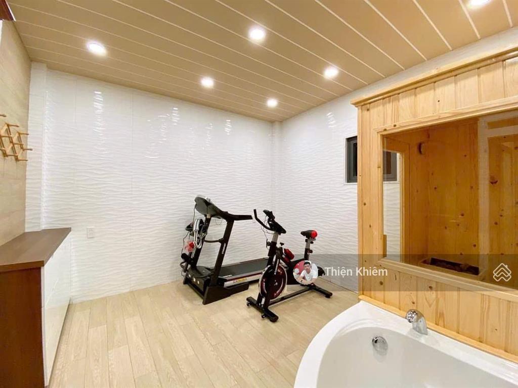 Nhà bán có thang máy đường 8m oto thông lê đức thọ  p. 6  gò vấp  4,1m x 16m  6 lầu mới