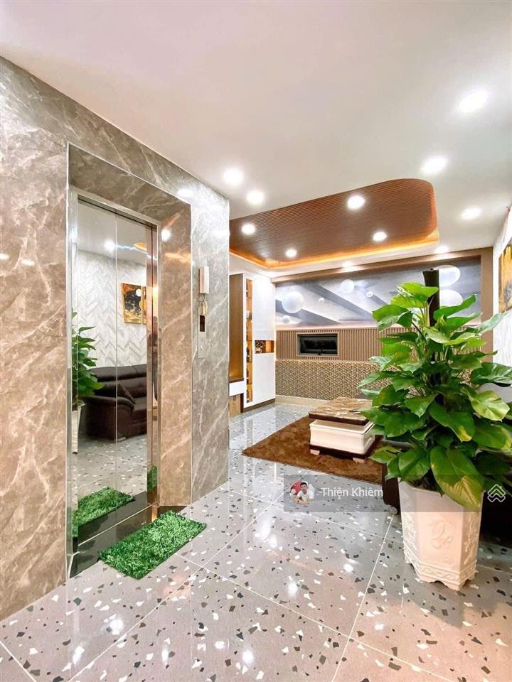 Nhà bán có thang máy đường 8m oto thông lê đức thọ  p. 6  gò vấp  4,1m x 16m  6 lầu mới