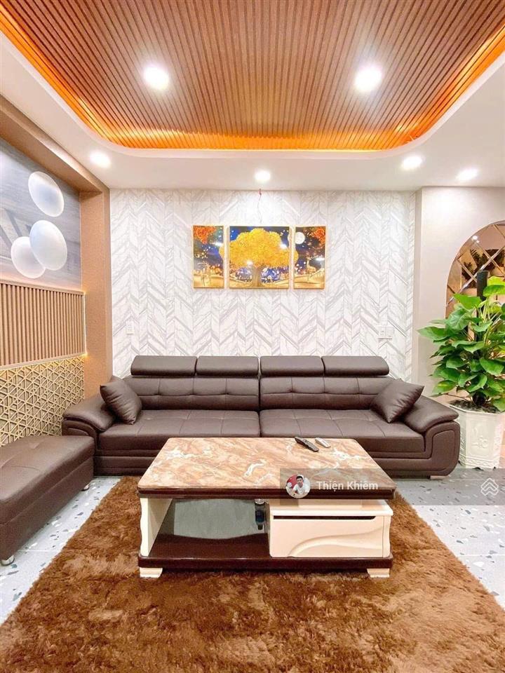 Nhà bán có thang máy đường 8m oto thông lê đức thọ  p. 6  gò vấp  4,1m x 16m  6 lầu mới