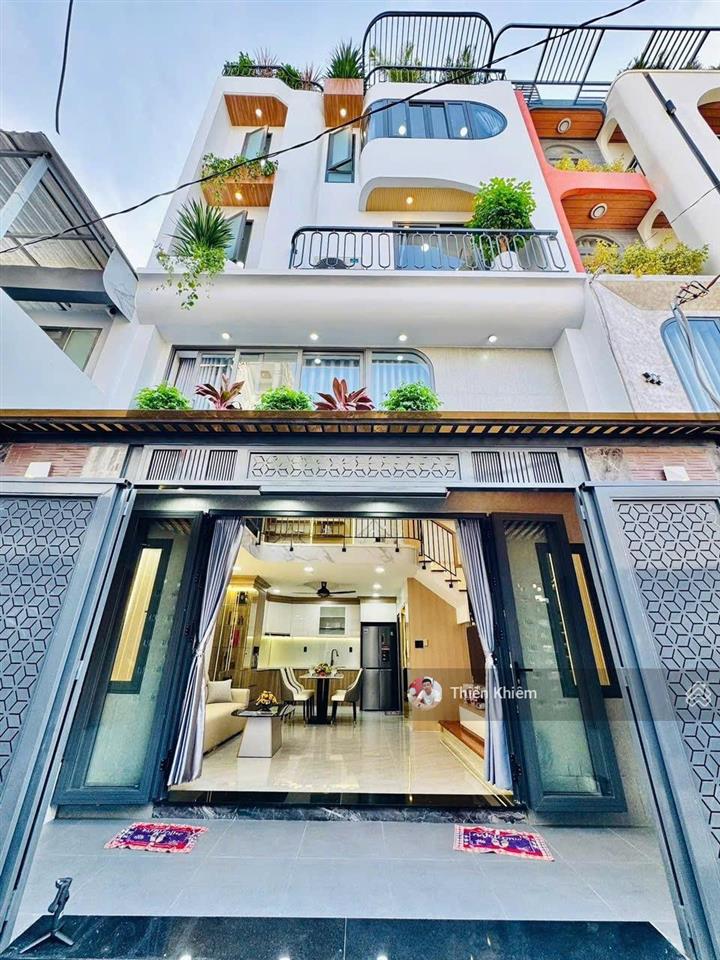 8.6 tỷ  nhà có thang máy đường nguyễn oanh  p.17  gò vấp  5 lầu mới  6m x 9m