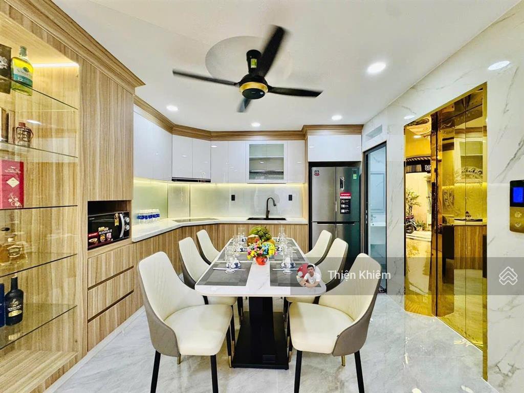 8.6 tỷ  nhà có thang máy đường nguyễn oanh  p.17  gò vấp  5 lầu mới  6m x 9m