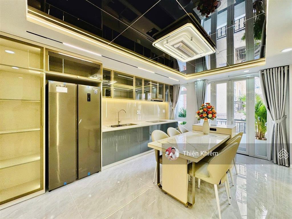 Nhà bán 4m x 16m đường quang trung  phường 14  gò vấp  5 lầu mới  7,7 tỷ tl