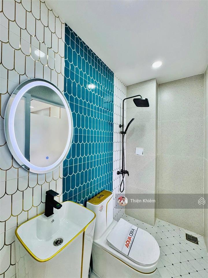 Nhà bán 4m x 16m đường quang trung  phường 14  gò vấp  5 lầu mới  7,7 tỷ tl