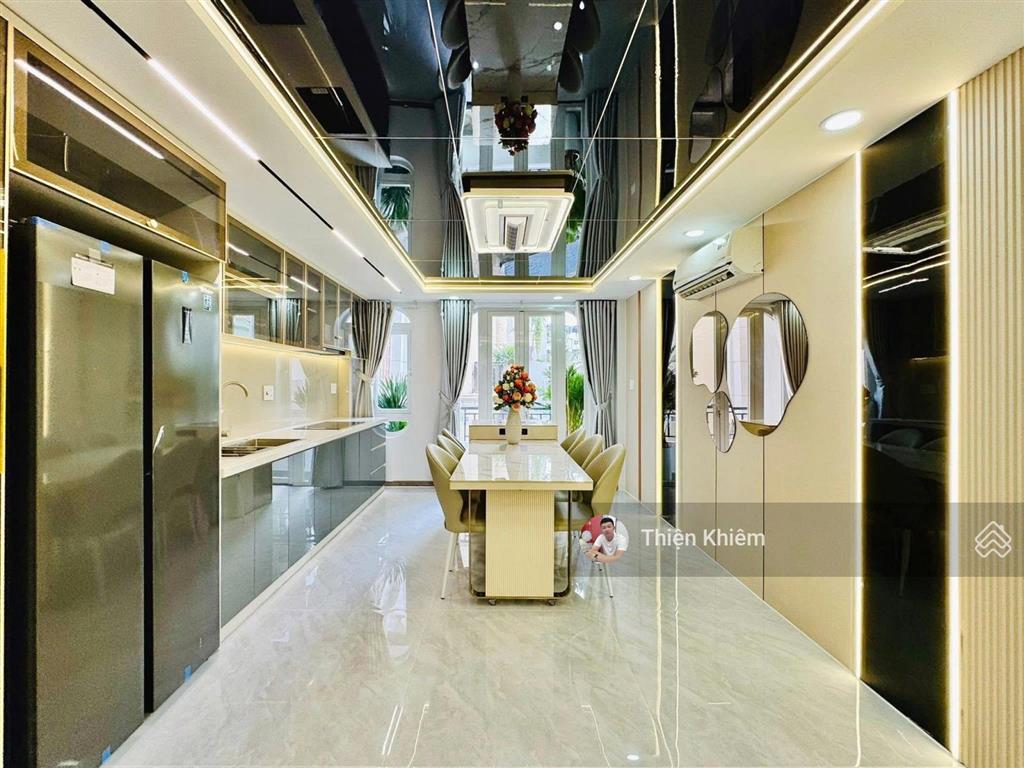 Nhà bán 4m x 16m đường quang trung  phường 14  gò vấp  5 lầu mới  7,7 tỷ tl