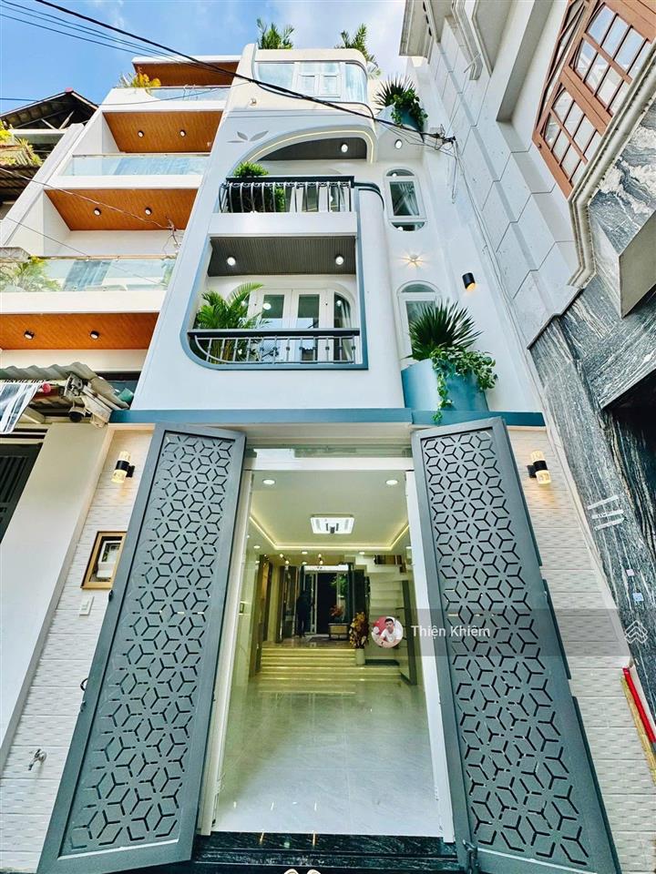 Nhà bán 4m x 16m đường quang trung  phường 14  gò vấp  5 lầu mới  7,7 tỷ tl