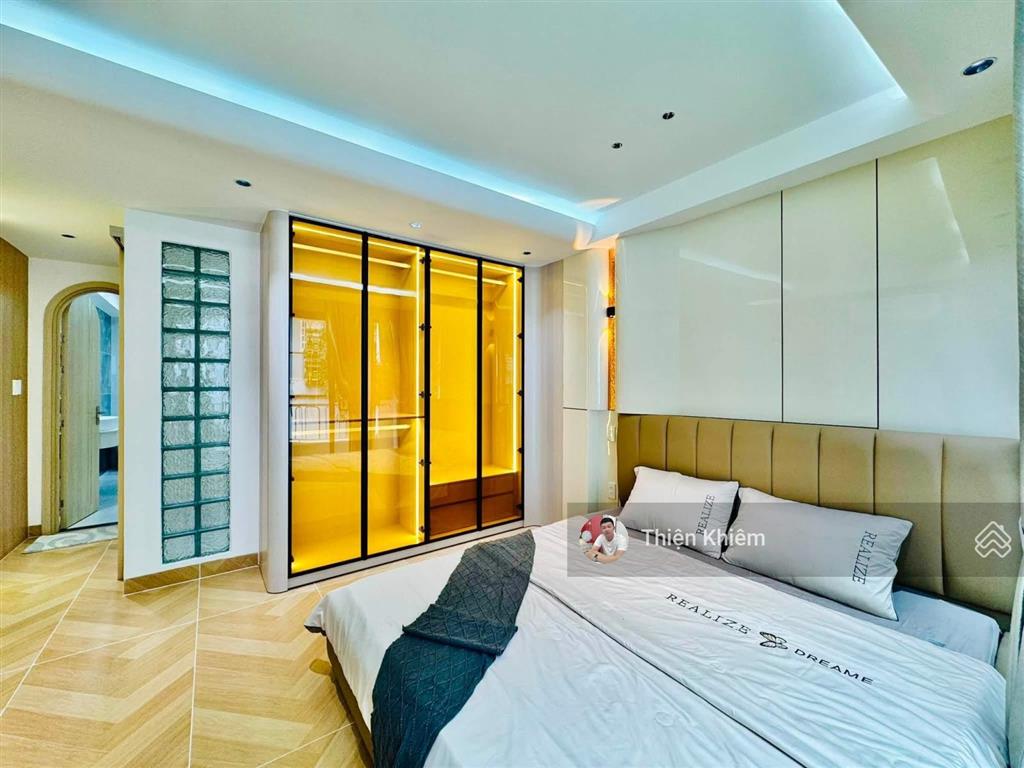 Nhà bán đường ô tô 5m gần mặt tiền đường quang trung  p10  gò vấp  5 lầu mới