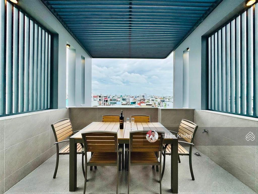 Nhà bán một trục đường oto 6m lê văn thọ  p9  gò vấp  4m x 18m  6 lầu