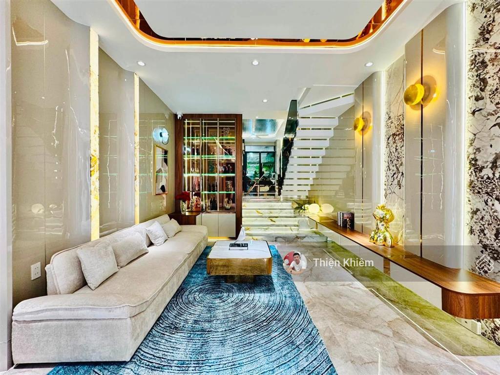 Nhà bán một trục đường oto 6m lê văn thọ  p9  gò vấp  4m x 18m  6 lầu