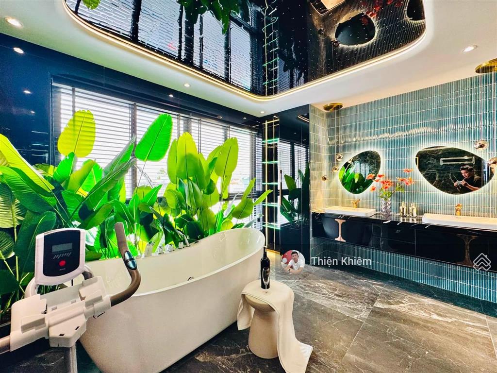 Nhà bán một trục đường oto 6m lê văn thọ  p9  gò vấp  4m x 18m  6 lầu